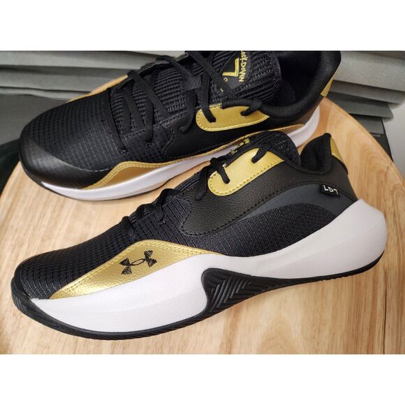 Under Armour Lockdown 7 Low Men's 10 Blk/YLW EU 44 - Picture 3 of 10